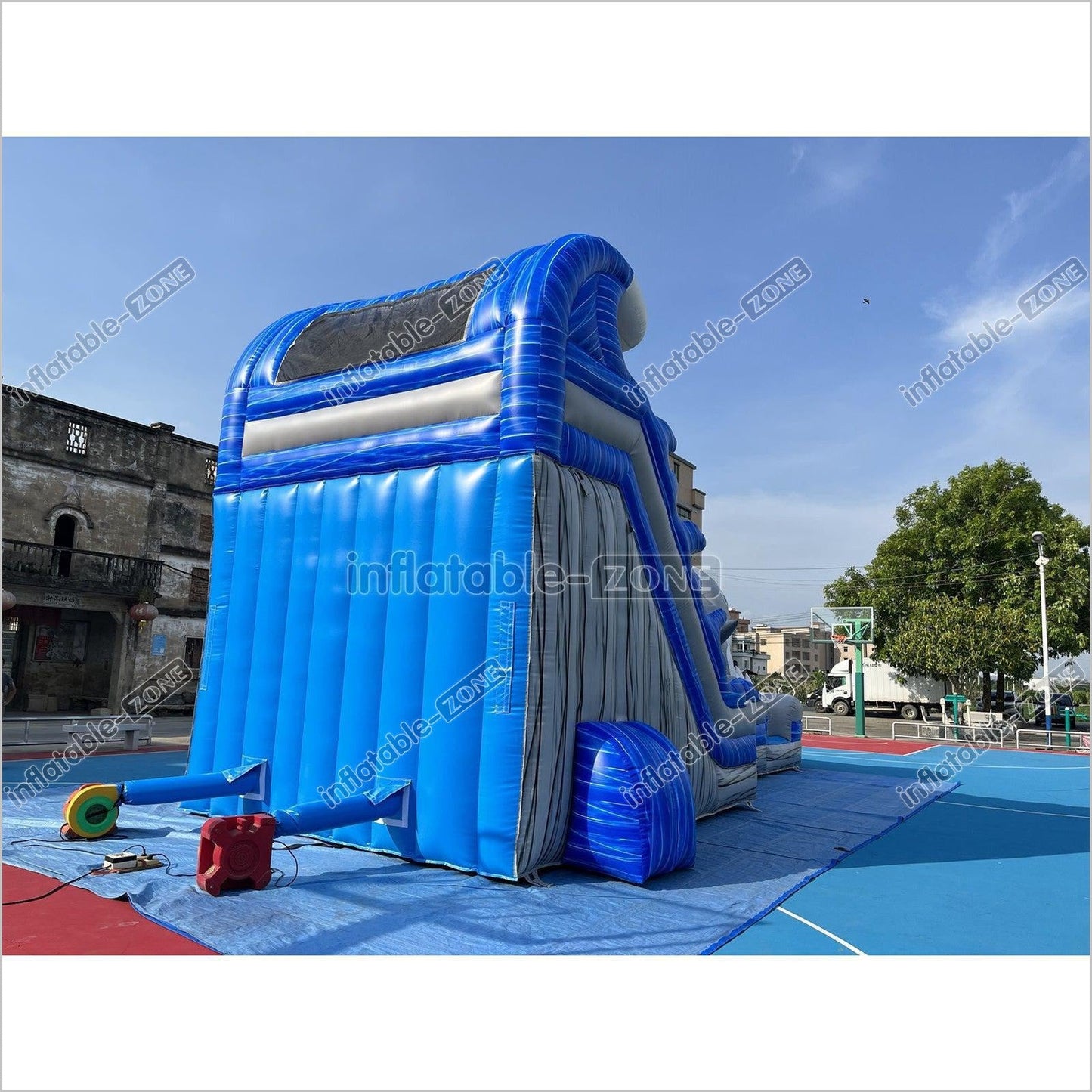 Inflatable Shark Water Slide Shark Blow Up Water Slide Shark Bounce House Water Slide - Inflatable-Zone