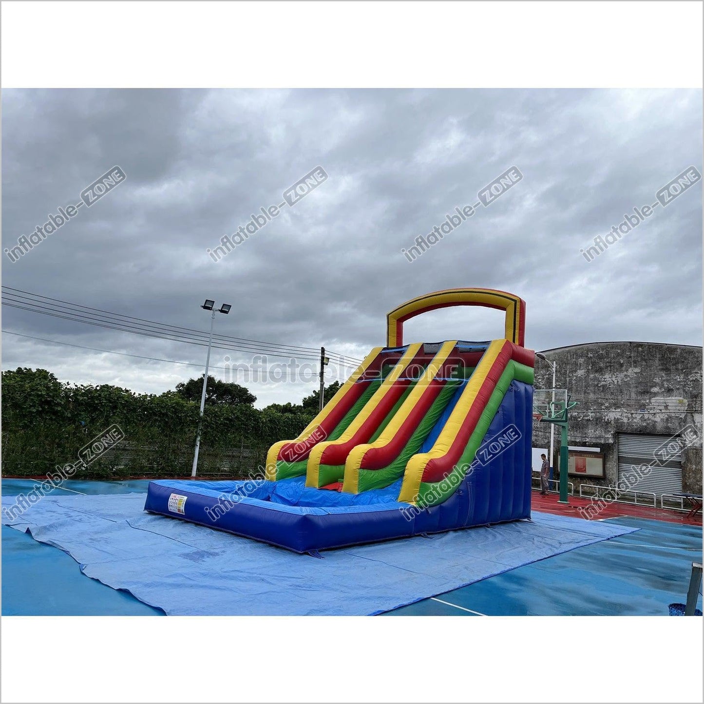 Inflatable Commercial Water Slides Water Jumping Castle Inflatable Water Slide Swimming Pool - Inflatable-Zone