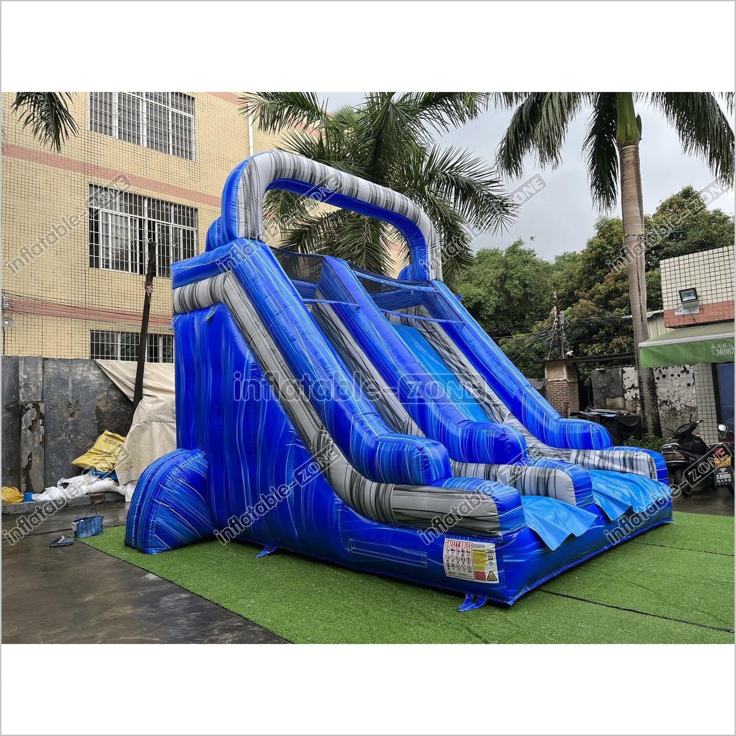 Blow Up Dry Slide Inflatable Pool Inflatable Dry Slide Bounce House - Inflatable-Zone