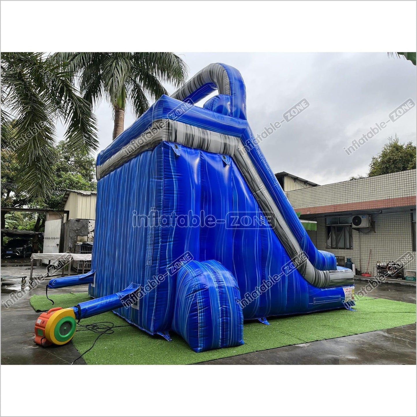 Blow Up Dry Slide Inflatable Pool Inflatable Dry Slide Bounce House - Inflatable-Zone