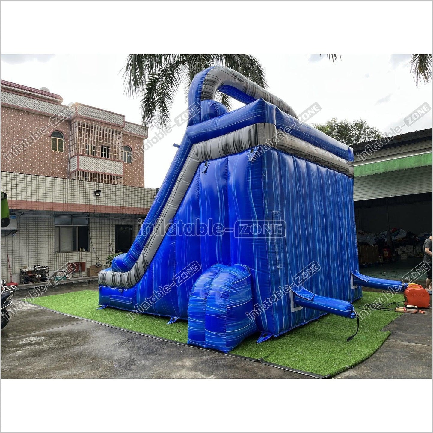 Blow Up Dry Slide Inflatable Pool Inflatable Dry Slide Bounce House - Inflatable-Zone