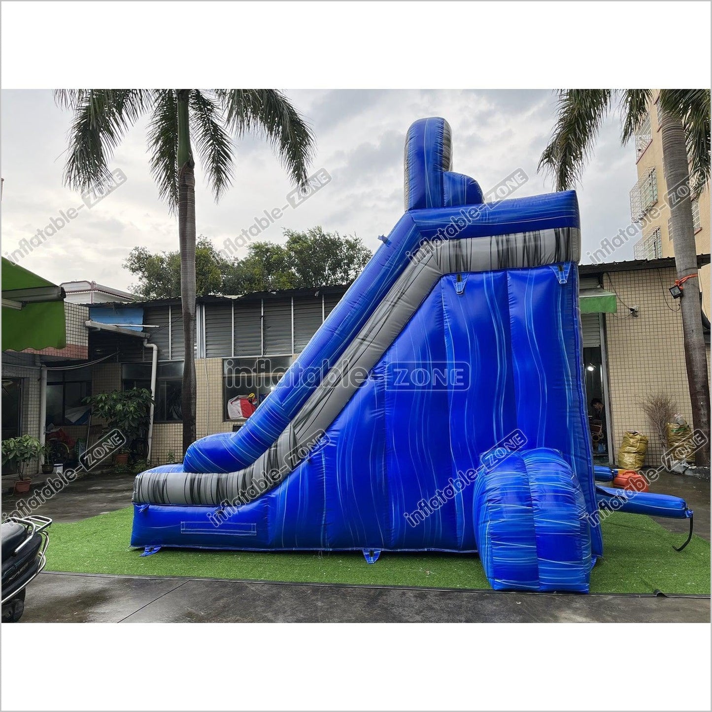 Blow Up Dry Slide Inflatable Pool Inflatable Dry Slide Bounce House - Inflatable-Zone