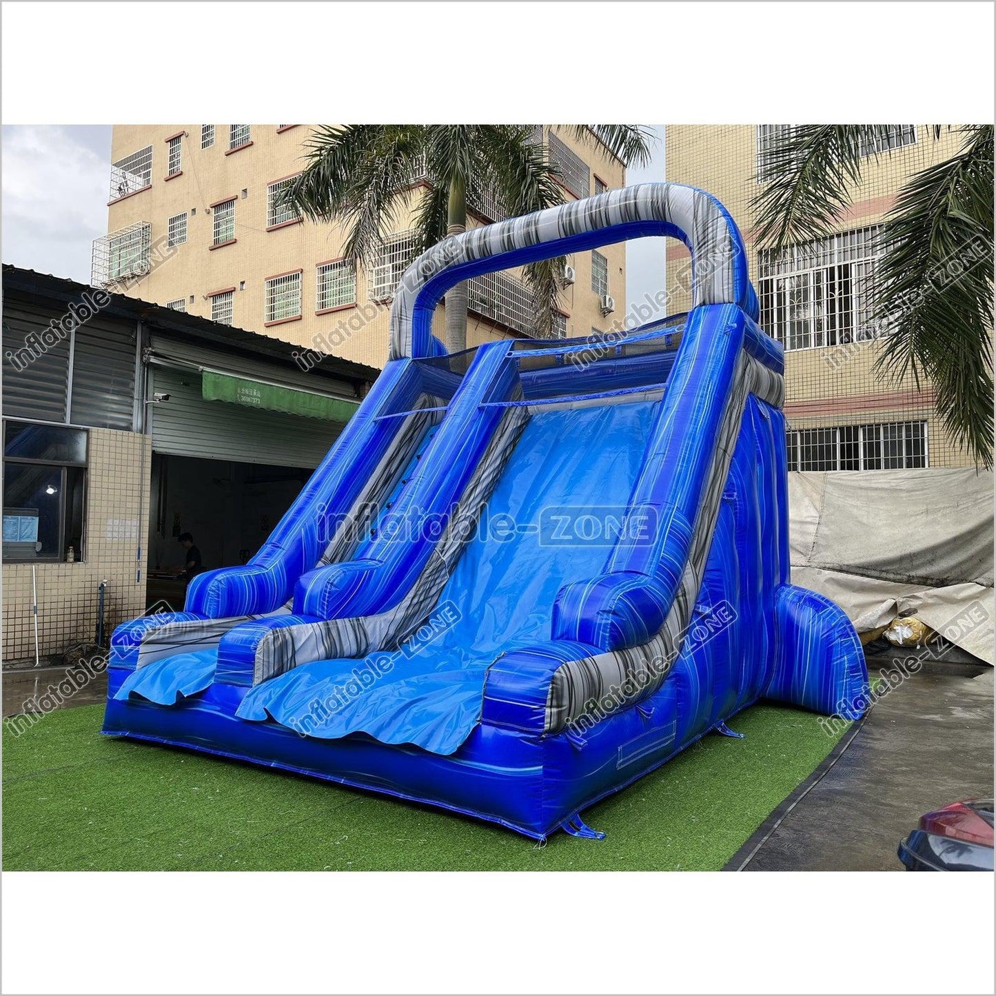 Blow Up Dry Slide Inflatable Pool Inflatable Dry Slide Bounce House - Inflatable-Zone