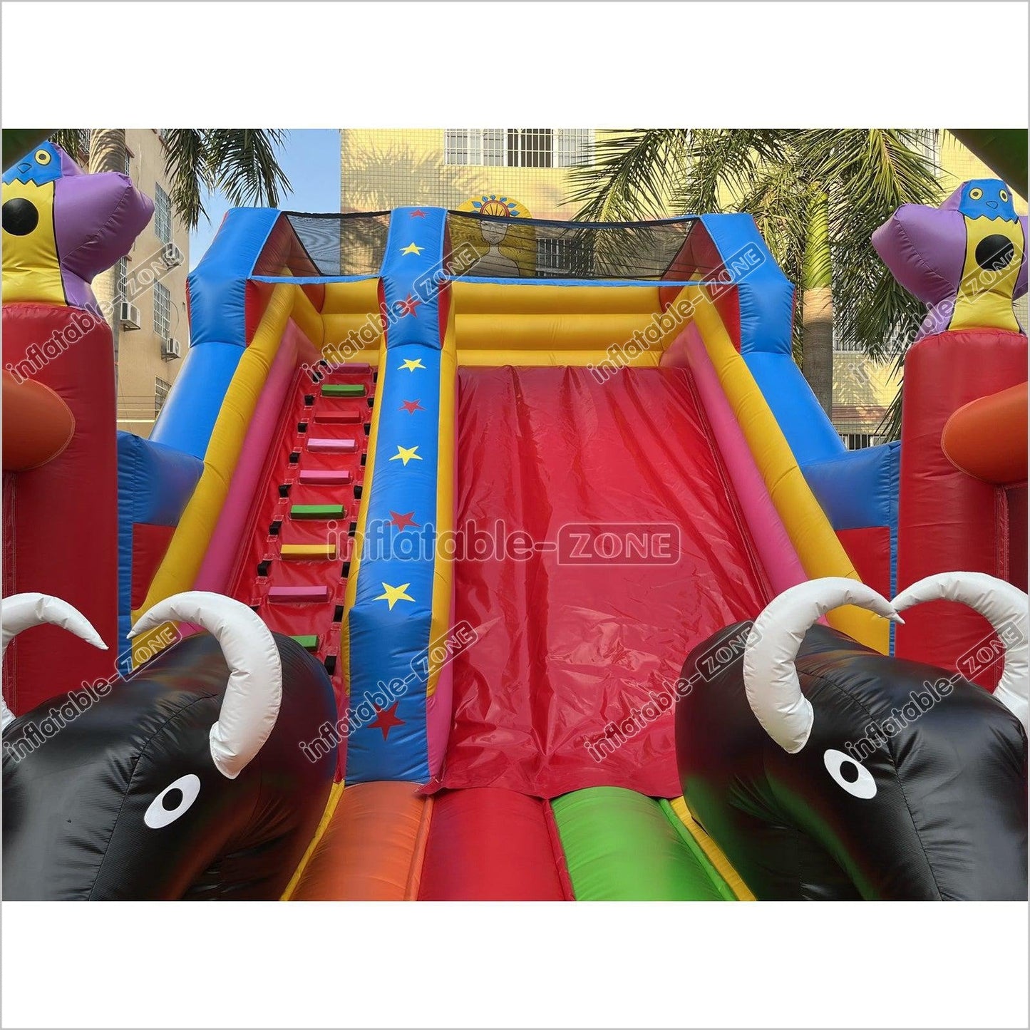 Inflatable Slide Blow Up Jumper House Inflatable Amusement Park Bouncy Castle With Slide - Inflatable-Zone