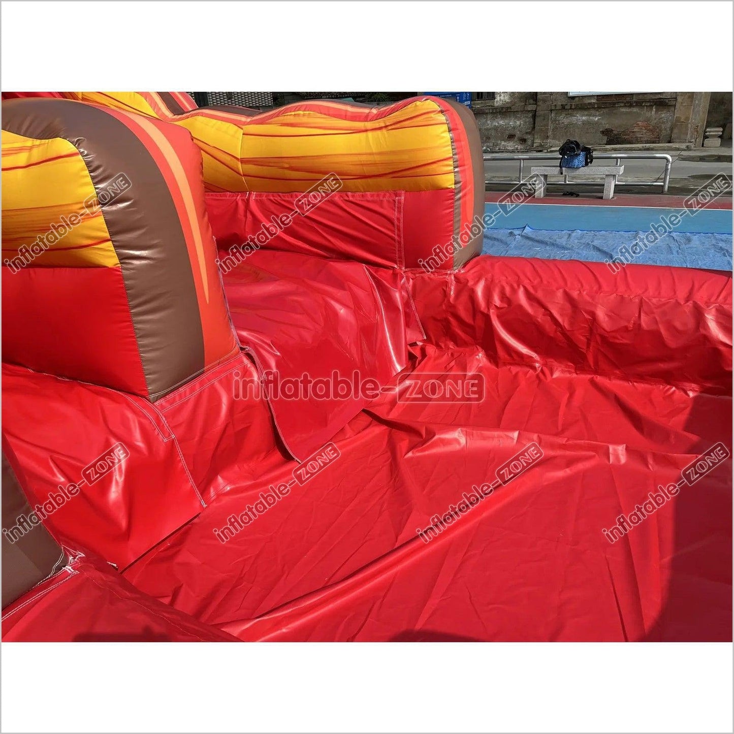 Inflatable Outdoor Water Slides, Commercial Water Slide With Inflatable Pool Combo - Inflatable-Zone