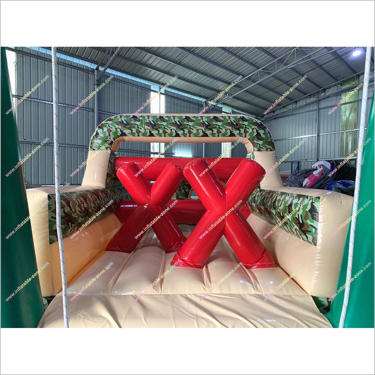 Challenge Boot Camp Inflatable Army Obstacle Course Adult Party Entertainment Military Style Obstacle Course For Commercial
