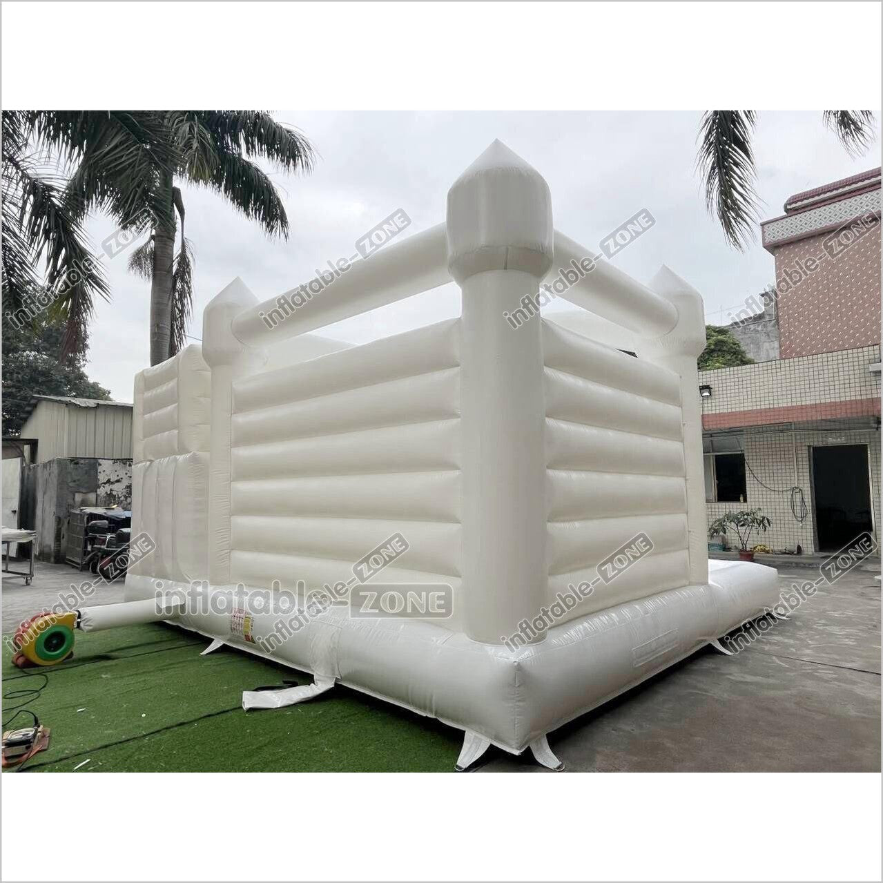 Outdoor Large White Inflatable Bouncer Jumping Slide Bouncy Castle With Ball Pit Combo Bounce House Party - Inflatable-Zone