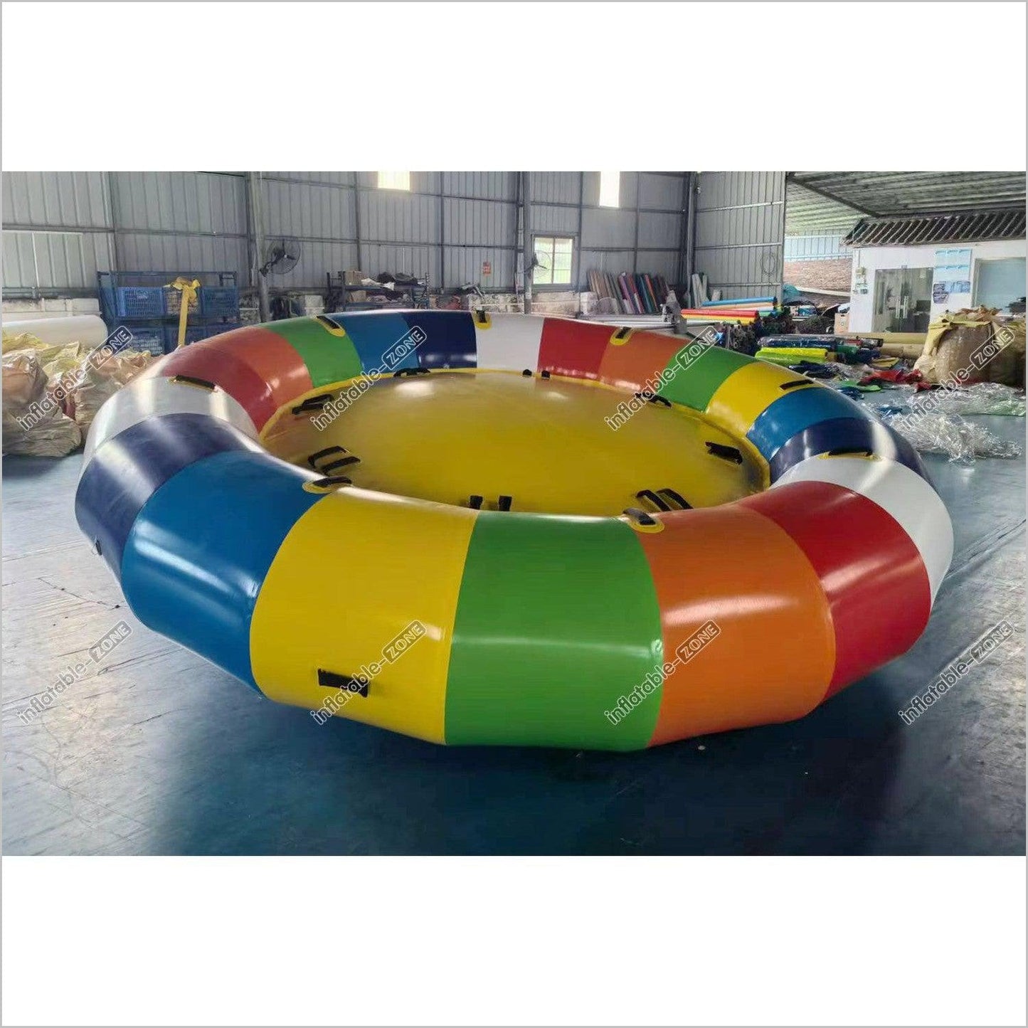 Commercial Water Boat Towable Inflatable Rotating Water Toys Inflatable Disco Boat Water Games For Adults - Inflatable-Zone
