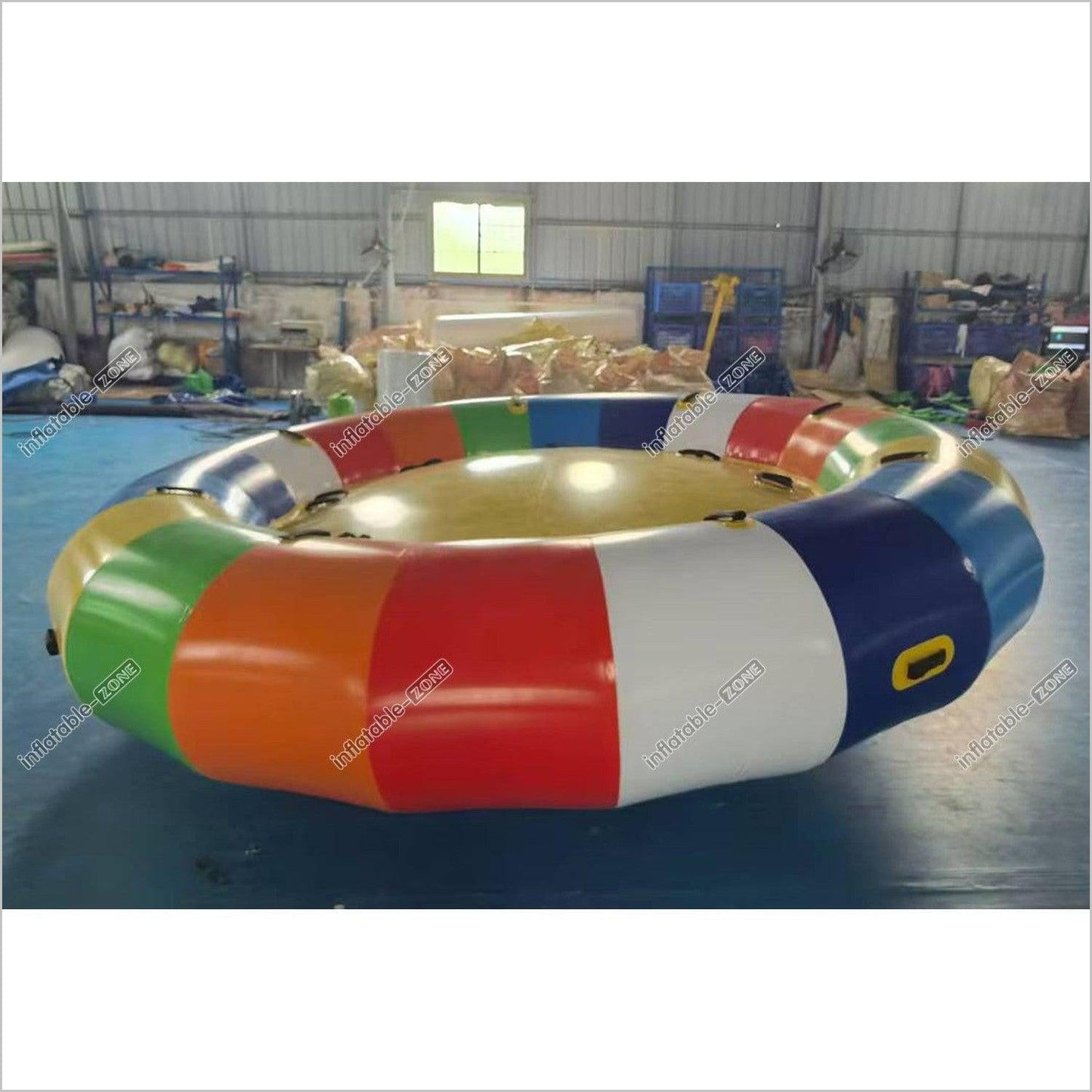Commercial Water Boat Towable Inflatable Rotating Water Toys Inflatable Disco Boat Water Games For Adults - Inflatable-Zone