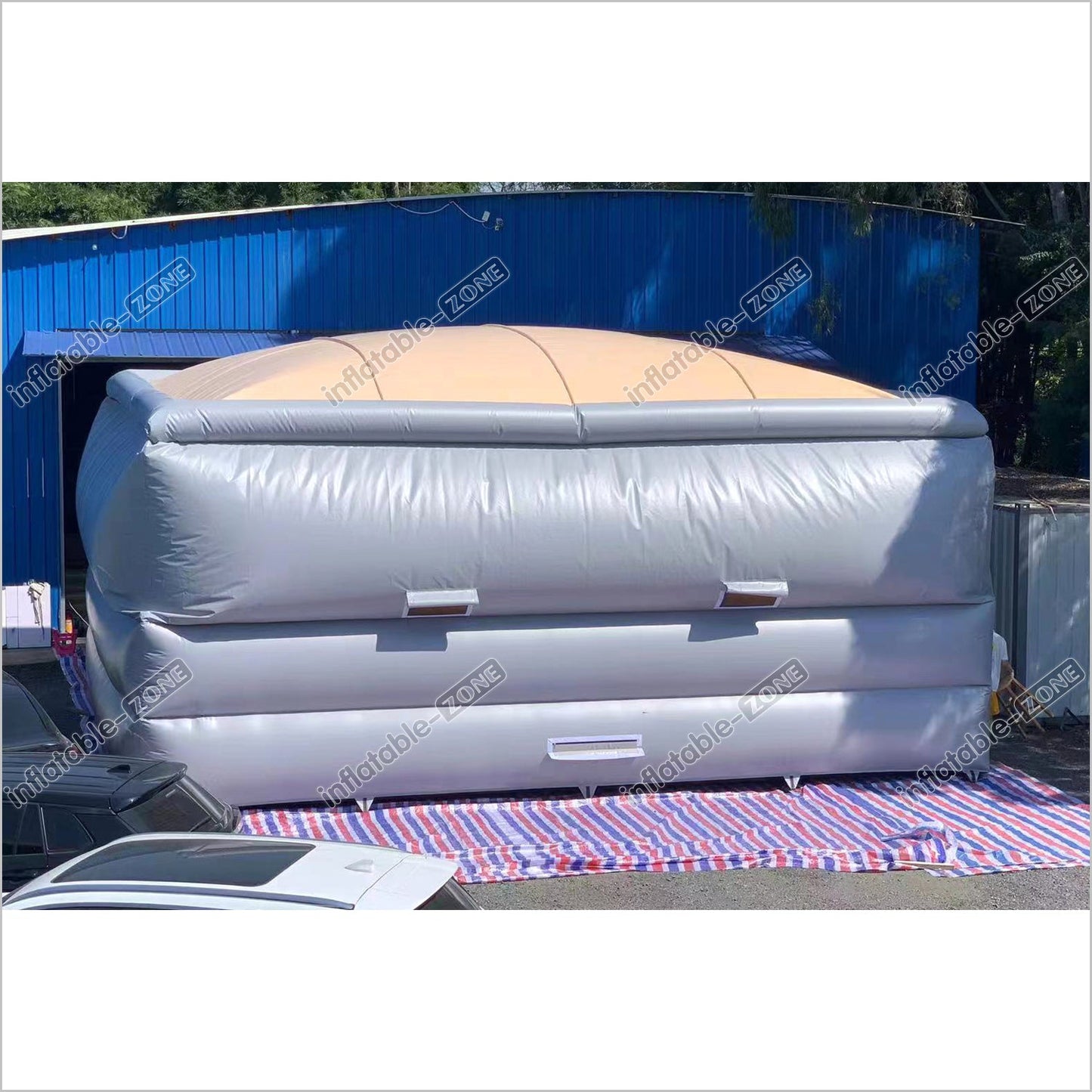 Inflatable Freefall Stunt Jump Air Bag Outdoor Fun Near Me Inflatable Jumping Airbag For Extreme Sports - Inflatable-Zone
