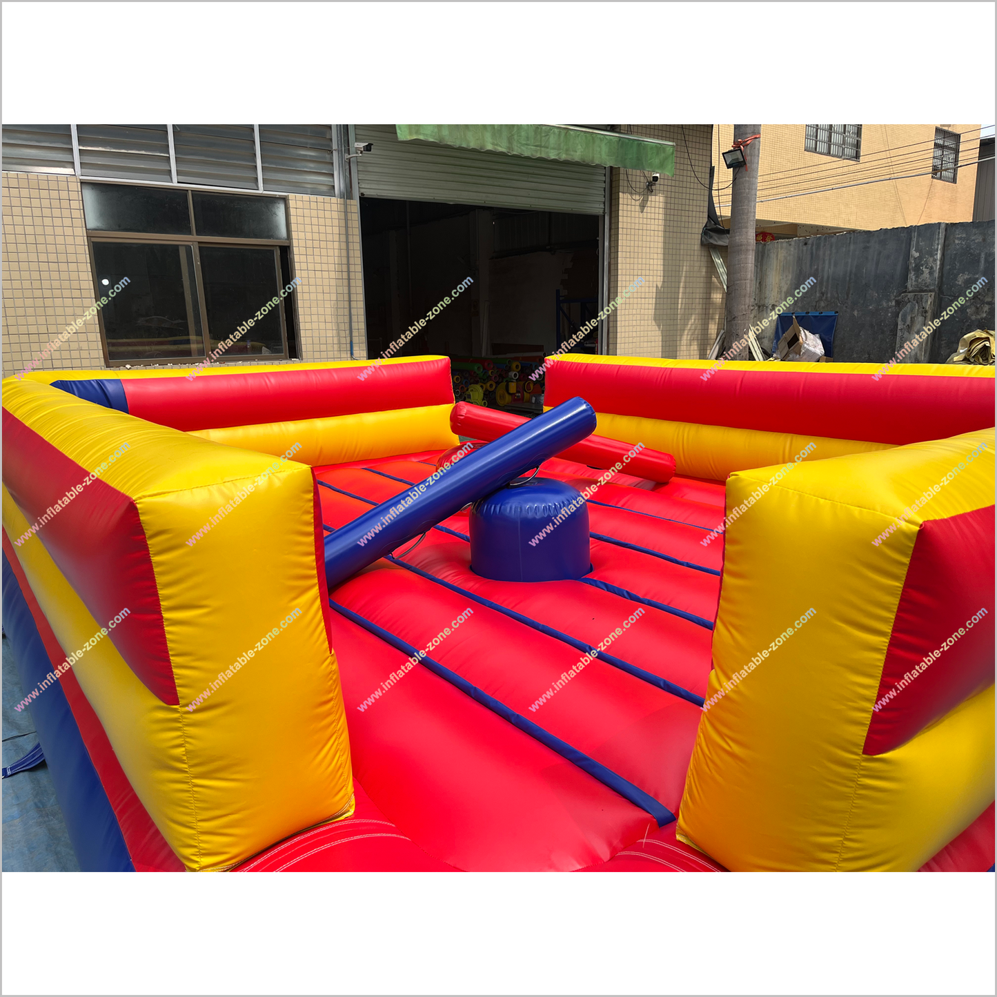 Outdoor Play Game Inflatable Jousting Ring Interactive Playground Equipment Inflatable Gladiator Joust Sticks For Sale - Inflatable-Zone