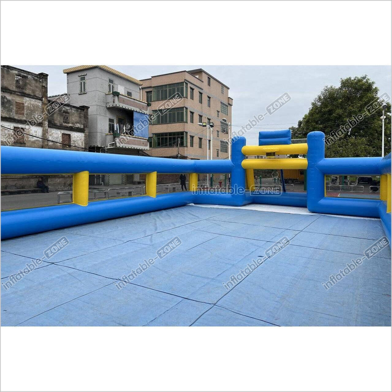 Outdoor Interactive Soccer Playground Equipment Inflatable Human Football Field Games - Inflatable-Zone