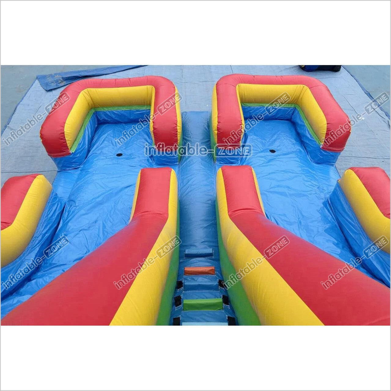 Commercial Giant Double Water Slides For A Summer Party - Inflatable-Zone