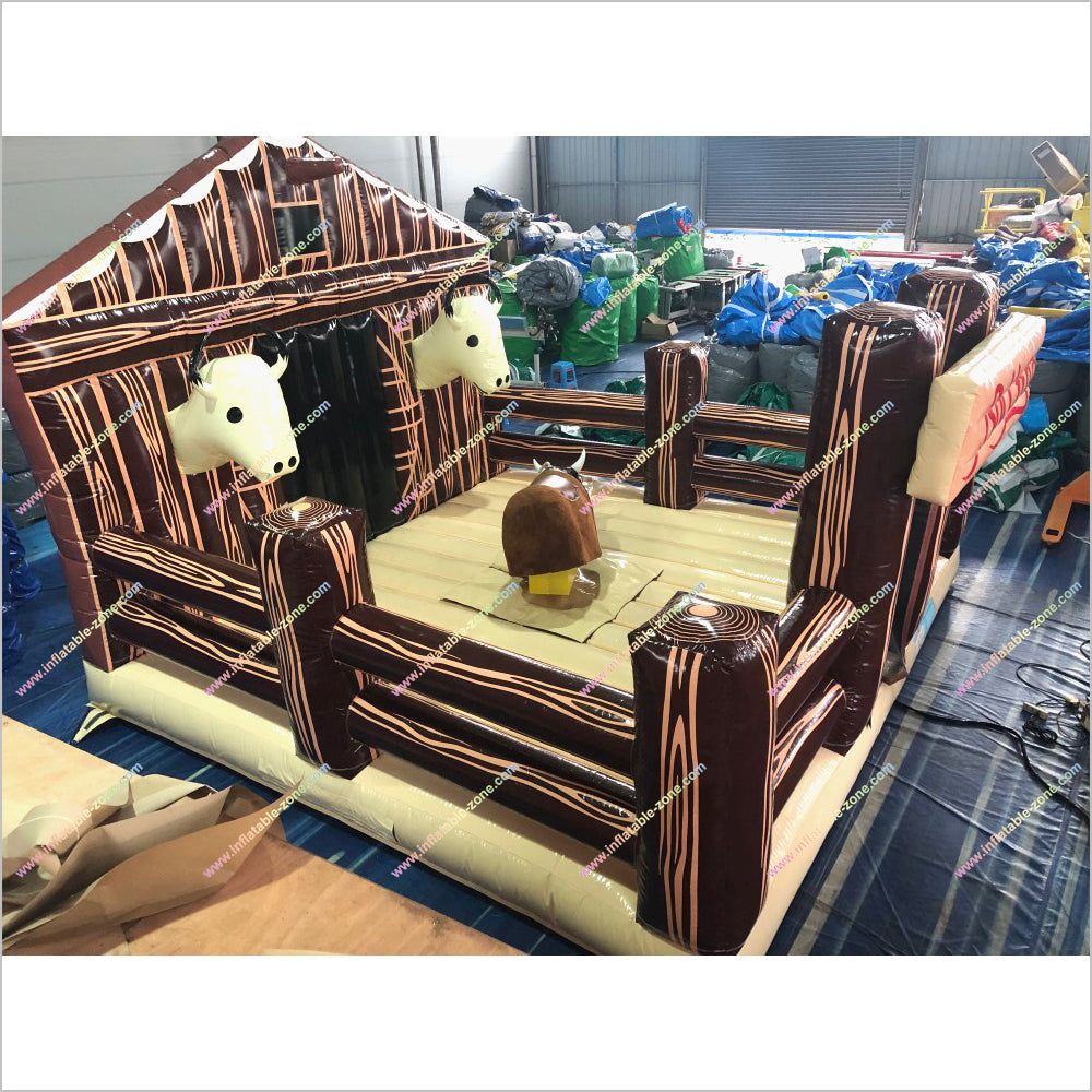 Childrens Indoor Playground Mechanical Bull Rodeo Inflatable Crazy Mechanical Bull Riding Rentals