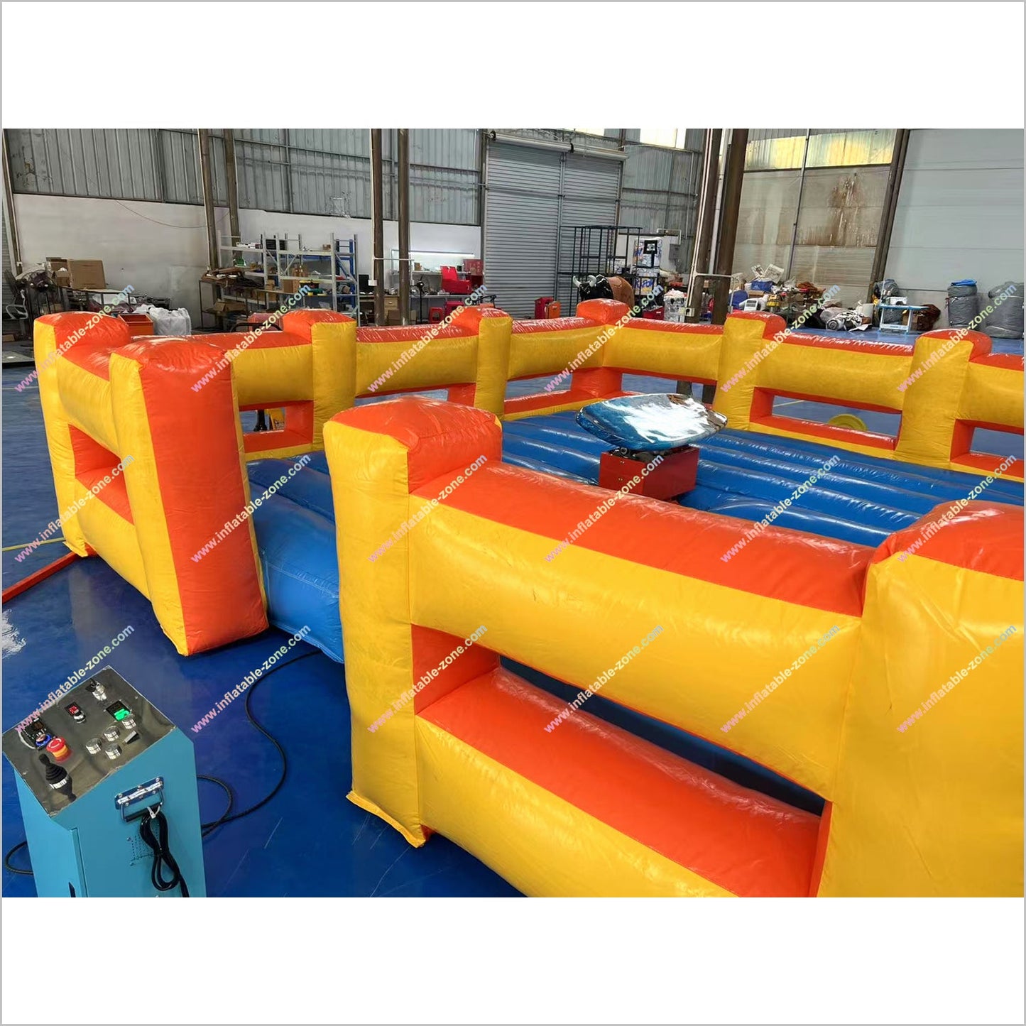 Fun Events Near Me Inflatable Mechanical Bull Arena Mattress Bullfighting Machine Inflatable Rodeo Bouncer
