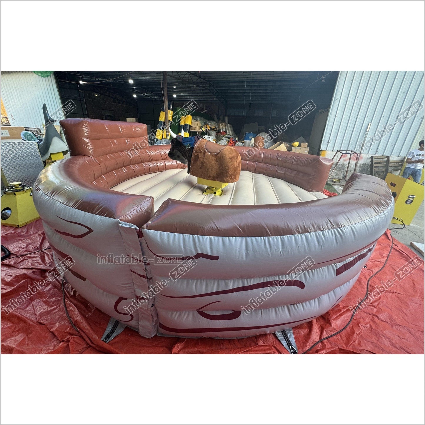 Commercial Inflatable Bull Mat Crazy Rodeo Bull Fight Inflatable Mechanical Bull Ride Sports Game - Inflatable-Zone