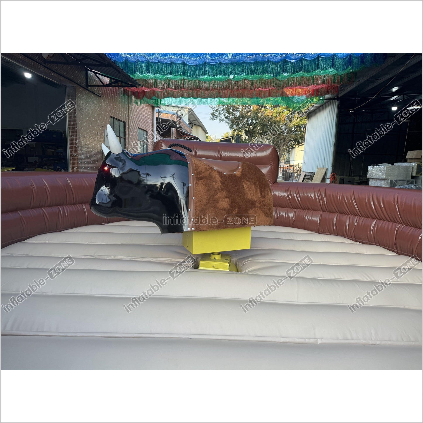 Commercial Inflatable Bull Mat Crazy Rodeo Bull Fight Inflatable Mechanical Bull Ride Sports Game - Inflatable-Zone