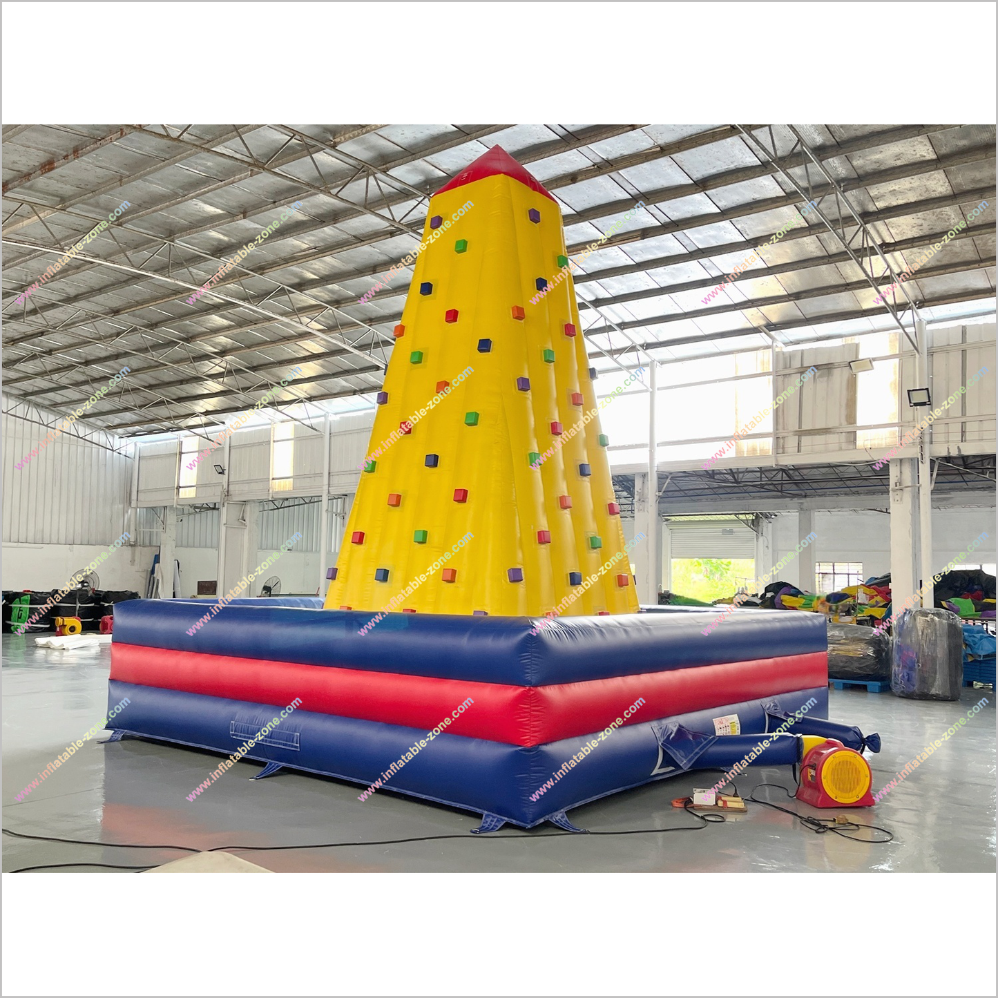 Top Rated Inflatable Mountain Climbing Wall Tower Game Amusement Park Indoor Inflatable Rock Climbing Wall For Sale