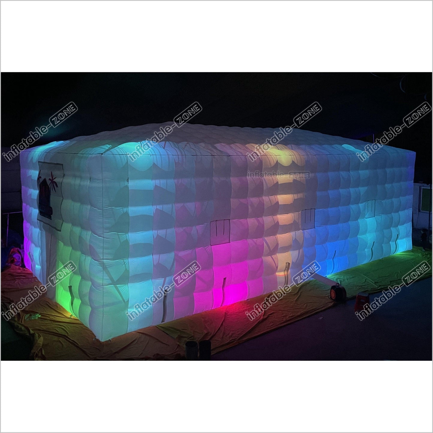 Inflatable Party Tent Led Light Blow Up Night Club Outdoor Events Inflatable Nightclub Tent - Inflatable-Zone
