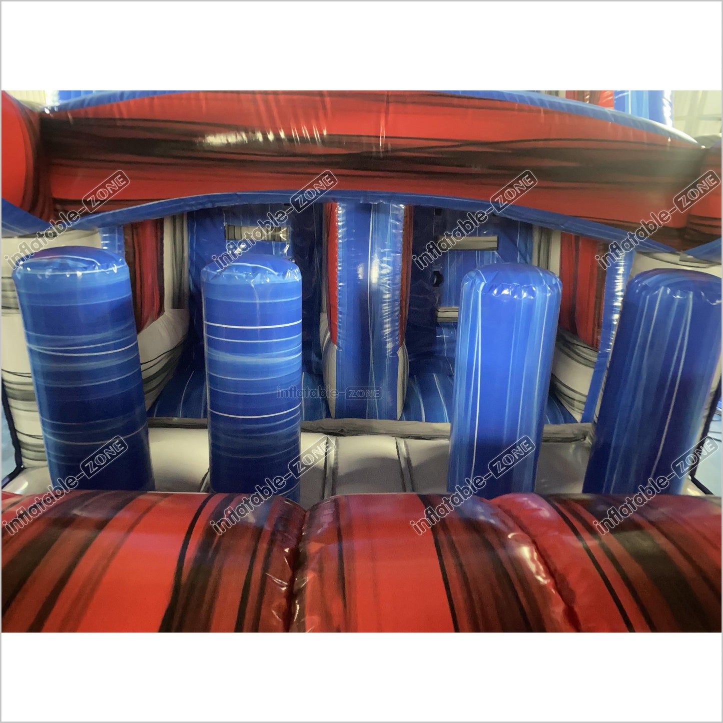 Indoor Slip And Slide Obstacle Course For Adults Swimming Pool Inflatable Assault Course - Inflatable-Zone