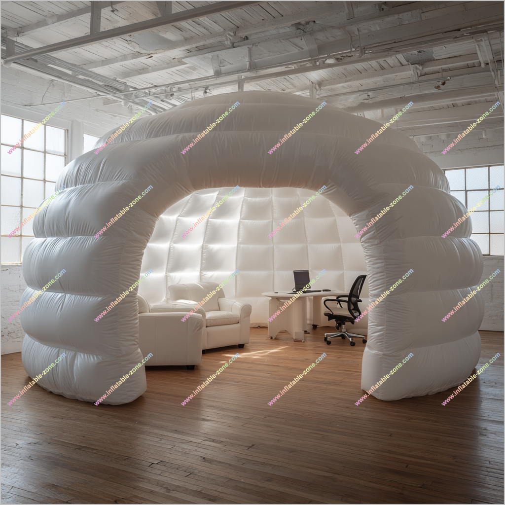 Super Professional Inflatable Office Blow Up Igloo Tent Inflatable Dome Office Meeting Booth