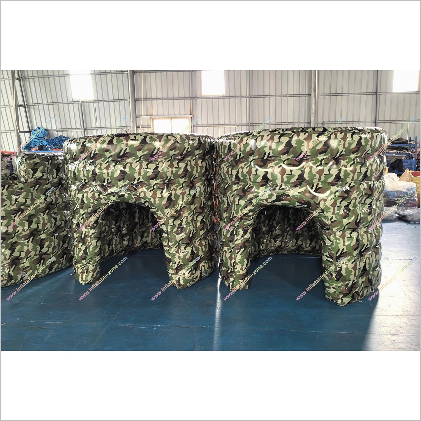 Inflatable Paintball Bunkers CS Games Sports Team Building Activities Camouflage Wall Bunker Inflatable - Inflatable-Zone