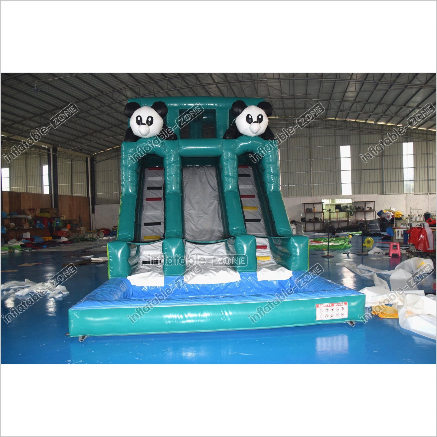 Inflatable Panda Jumper Water Slide Giant Outdoor Party Commercial Inflatable Water Slide For Pool - Inflatable-Zone