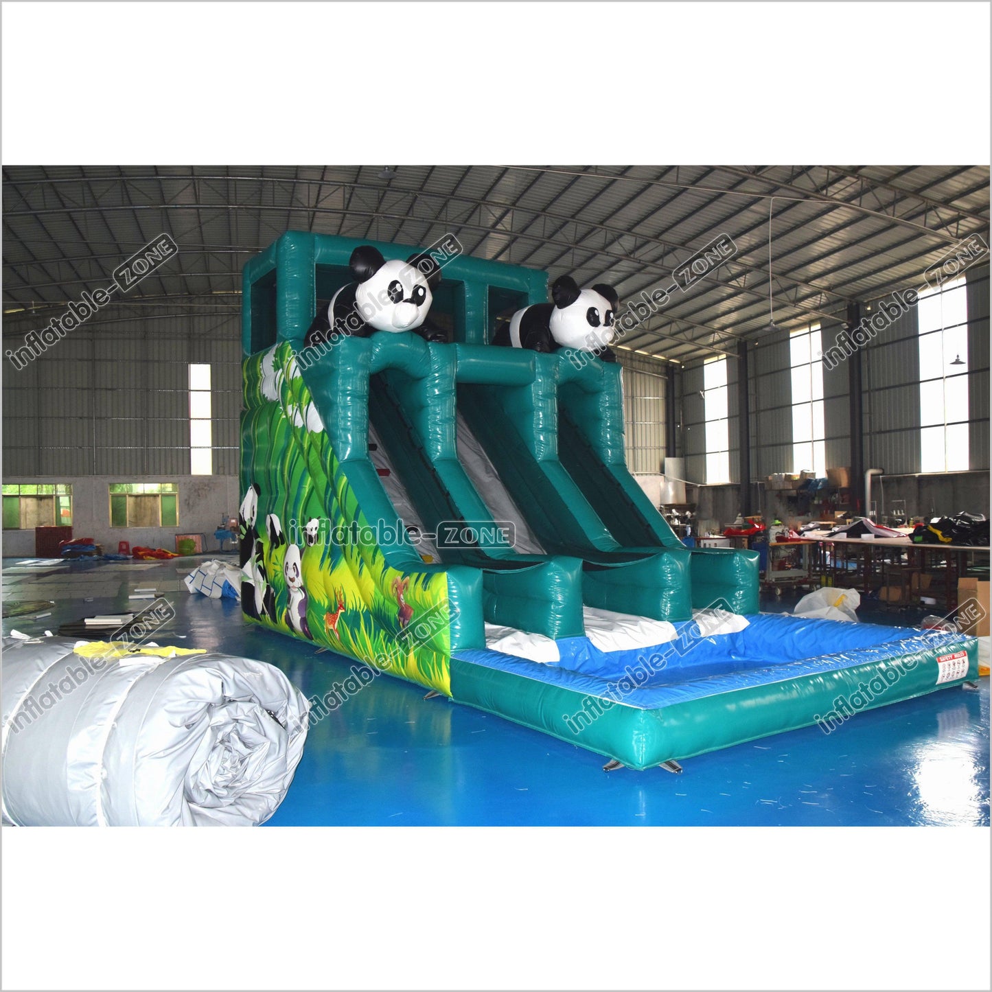 Inflatable Panda Jumper Water Slide Giant Outdoor Party Commercial Inflatable Water Slide For Pool - Inflatable-Zone