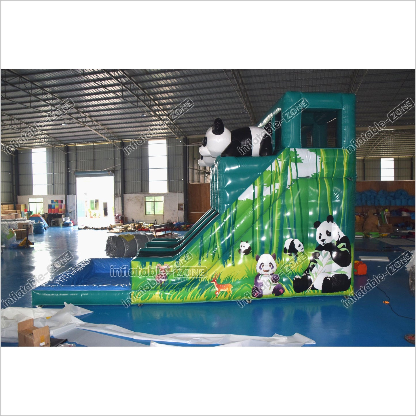 Inflatable Panda Jumper Water Slide Giant Outdoor Party Commercial Inflatable Water Slide For Pool - Inflatable-Zone