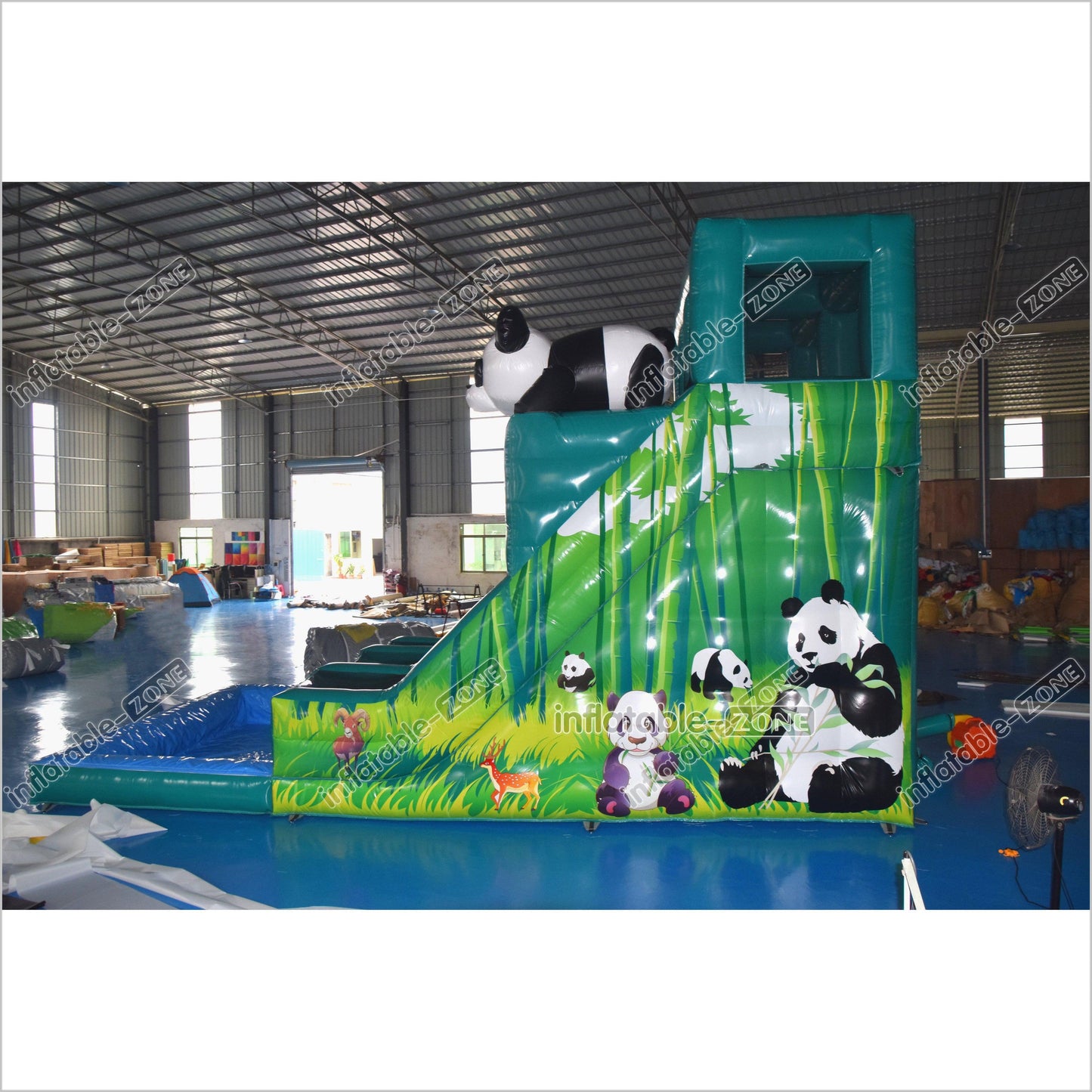 Inflatable Panda Jumper Water Slide Giant Outdoor Party Commercial Inflatable Water Slide For Pool - Inflatable-Zone