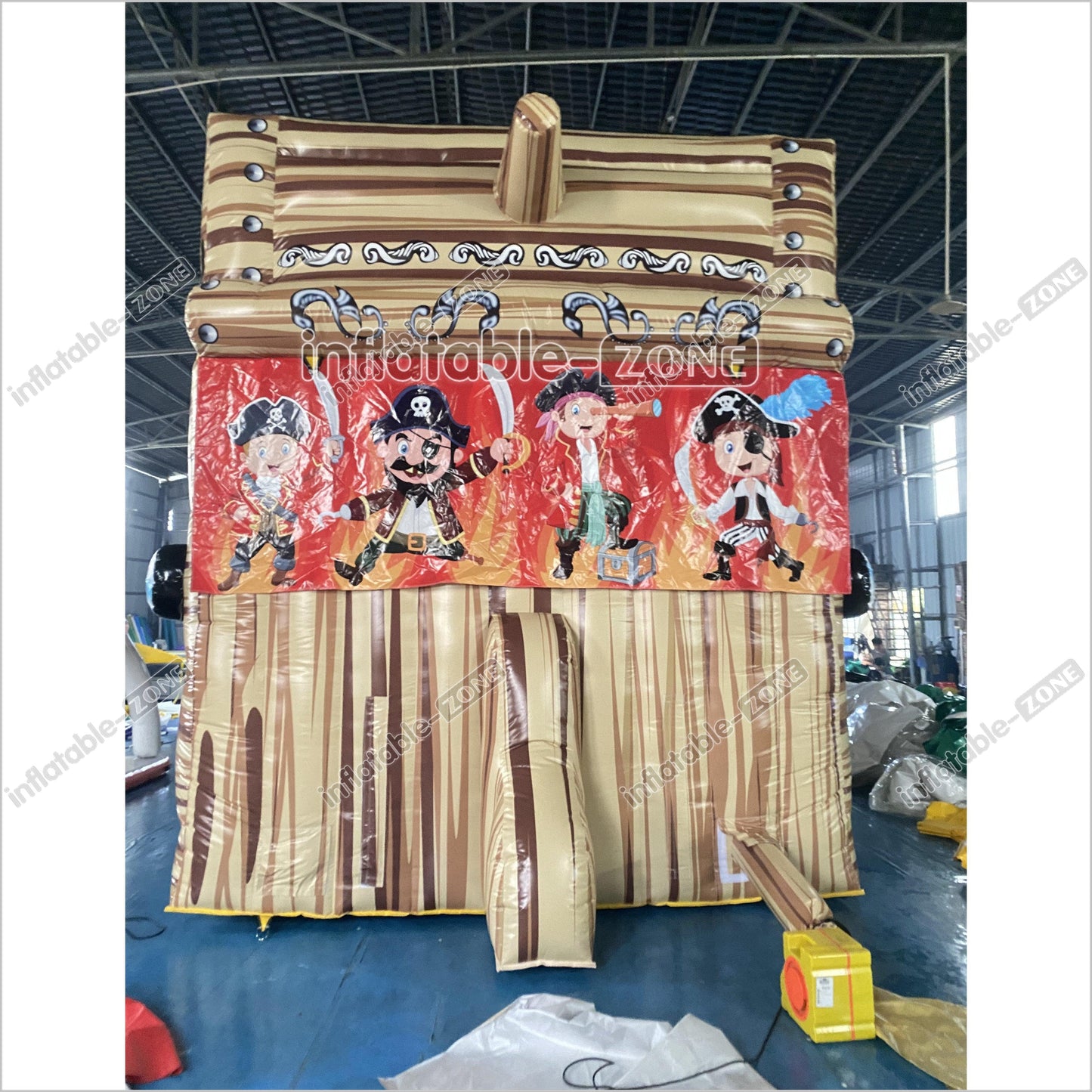 Large Commercial Inflatable Pirate Ship Slide Jumping Castle Bouncy Inflatable Slide For Adults And Kids - Inflatable-Zone
