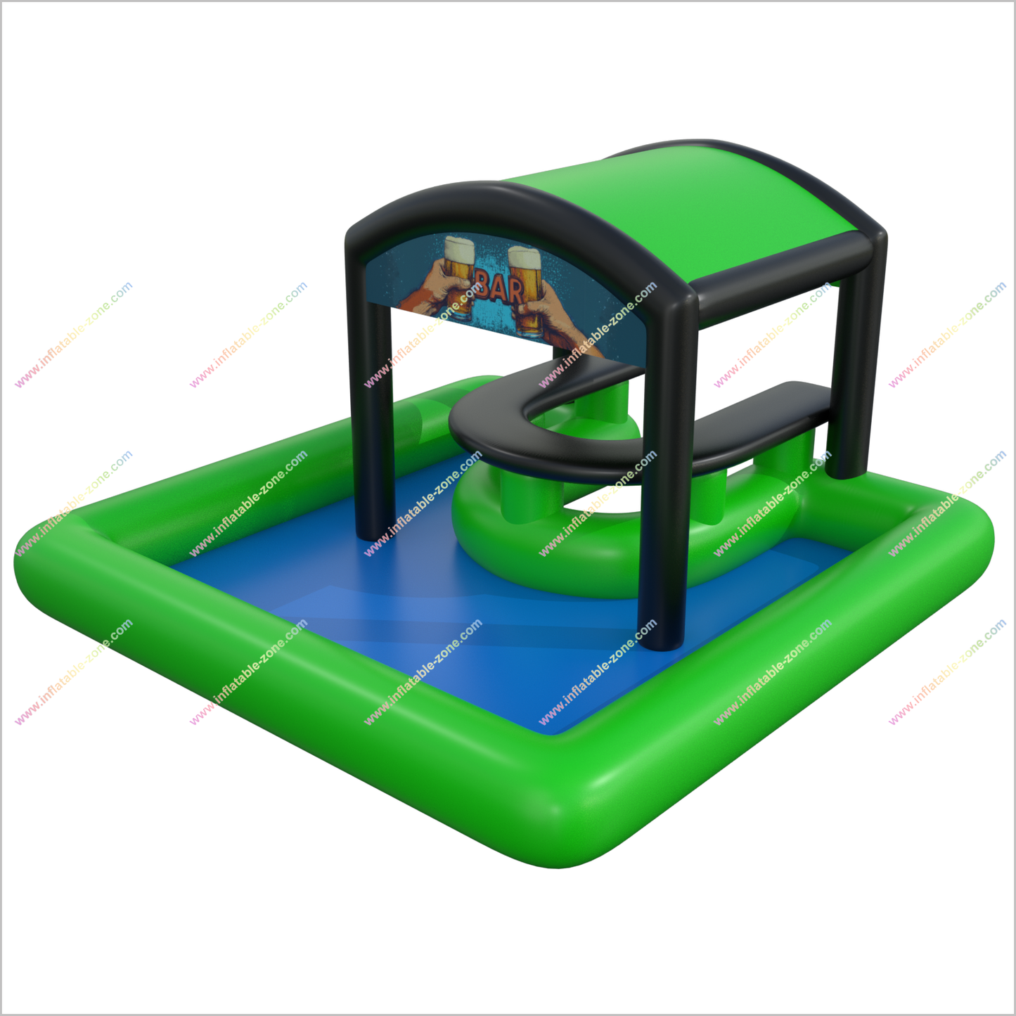 Outdoor Party Activities Inflatable Pool Bar Floating Tent Water Best Swimming Pool Toys Bars Pool Table Near Me