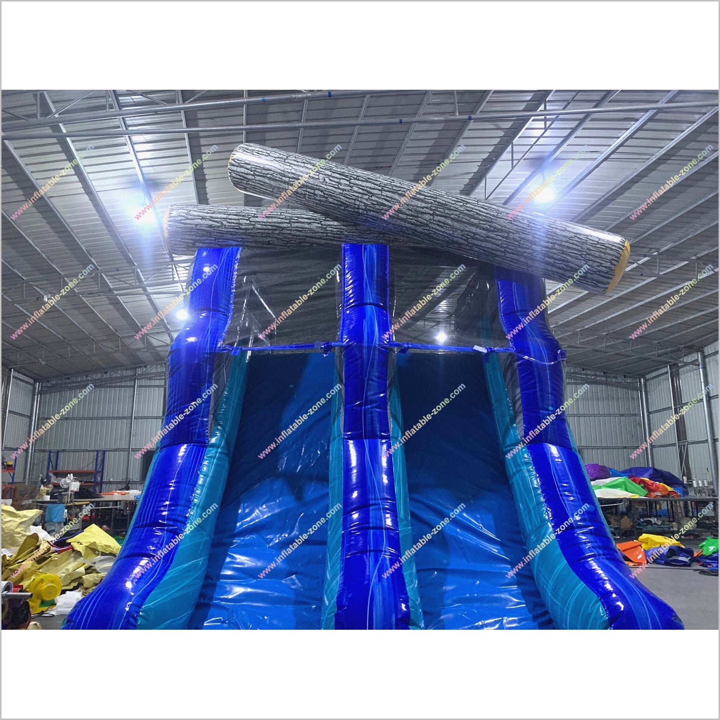 Tropical Wet And Dry Inflatable Pool Obstacle Course Large Soft Play Equipment Water Slide Obstacle Course For Rent - Inflatable-Zone