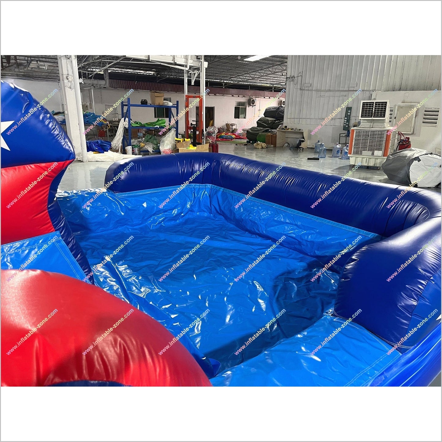 Stars And Stripes American Flag Inflatable Pool Waterslides Indoor Party Playground Inflatable Water Slides For Adults Rental