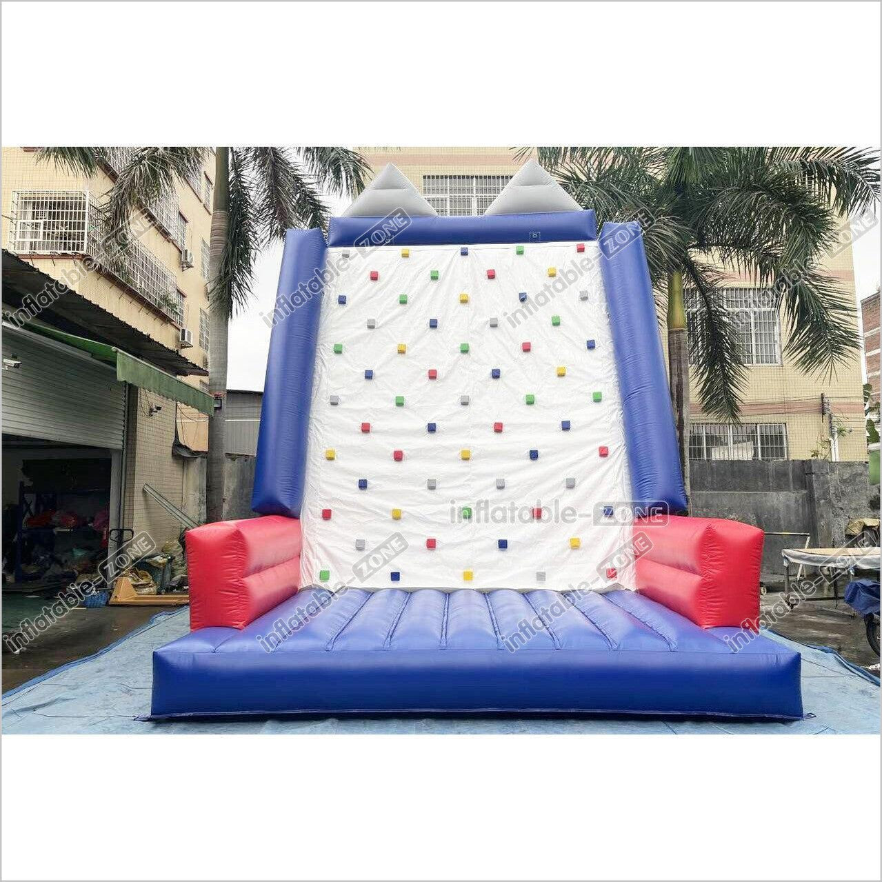 Large Inflatable Sport Climb Wall Mattress Outdoor Playground Equipment Toys Kids Inflatable Rock Climbing Game - Inflatable-Zone