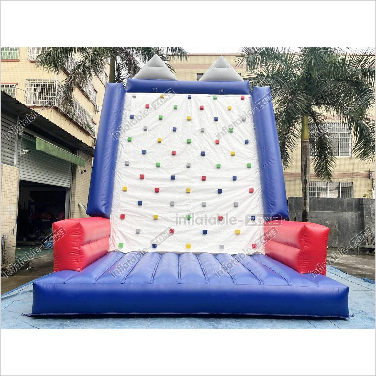 Large Inflatable Sport Climb Wall Mattress Outdoor Playground Equipment Toys Kids Inflatable Rock Climbing Game - Inflatable-Zone