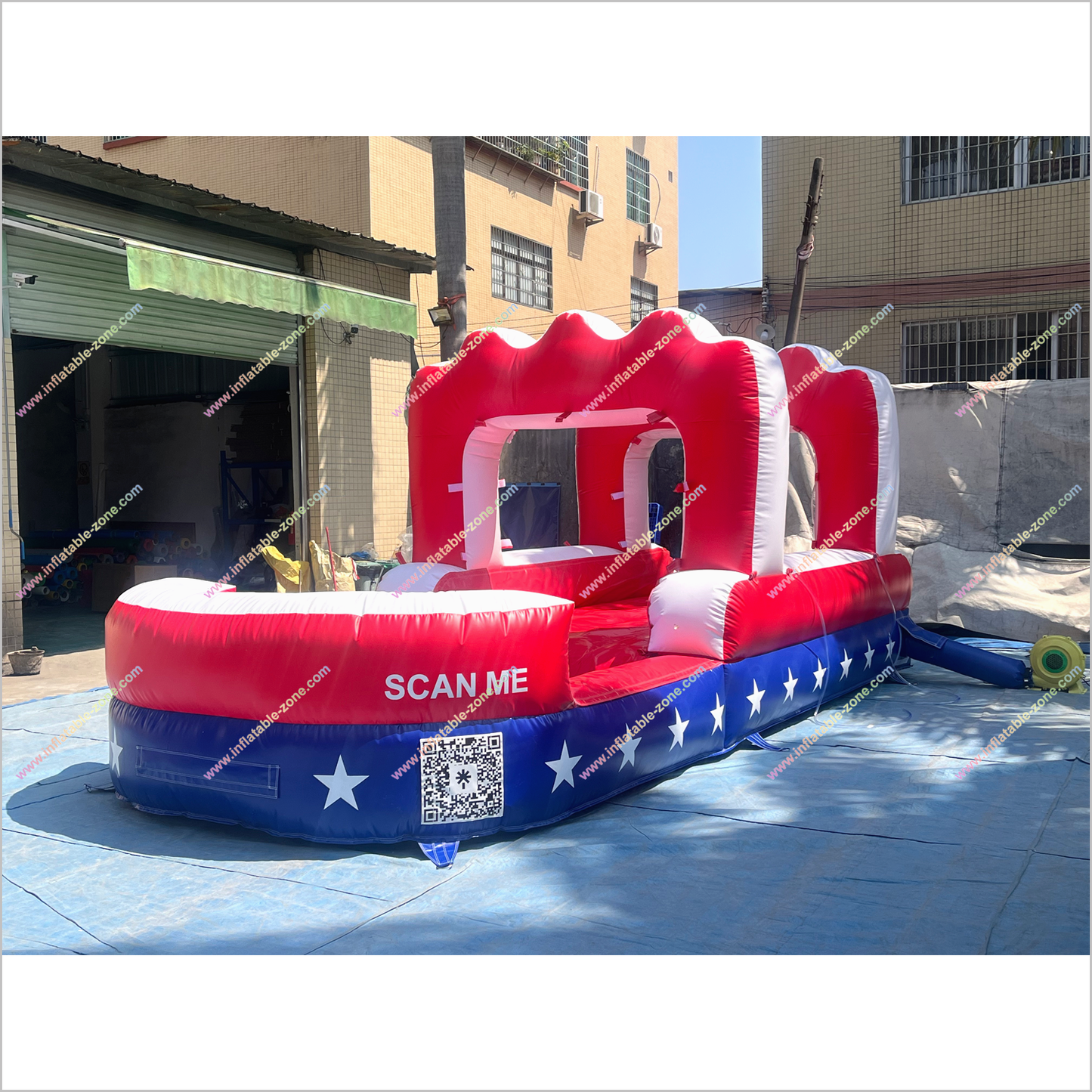 Inflatable Slip And Slide Rental Soft Outdoor Play Equipment Backyard Water Slide Pool Entertainment Activities - Inflatable-Zone