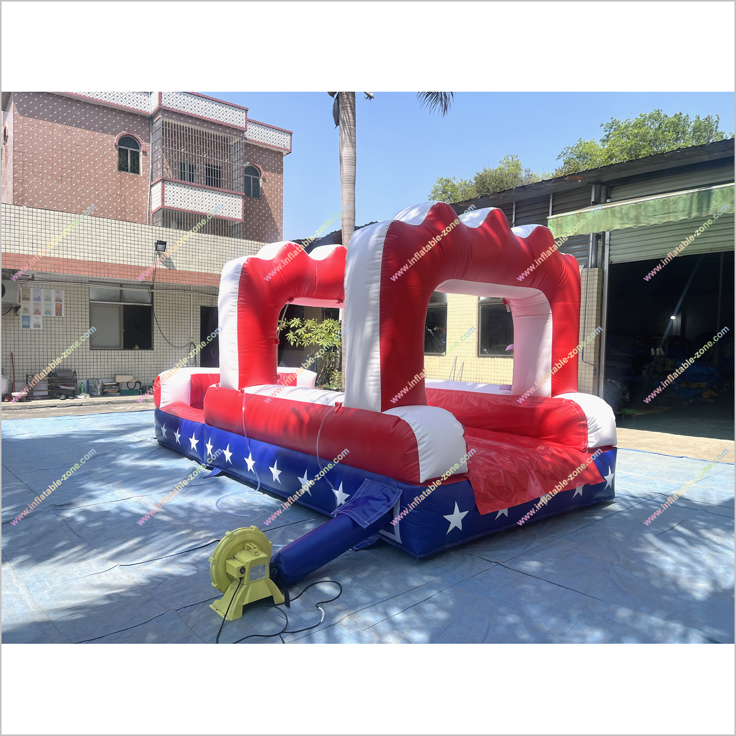 Inflatable Slip And Slide Rental Soft Outdoor Play Equipment Backyard Water Slide Pool Entertainment Activities - Inflatable-Zone