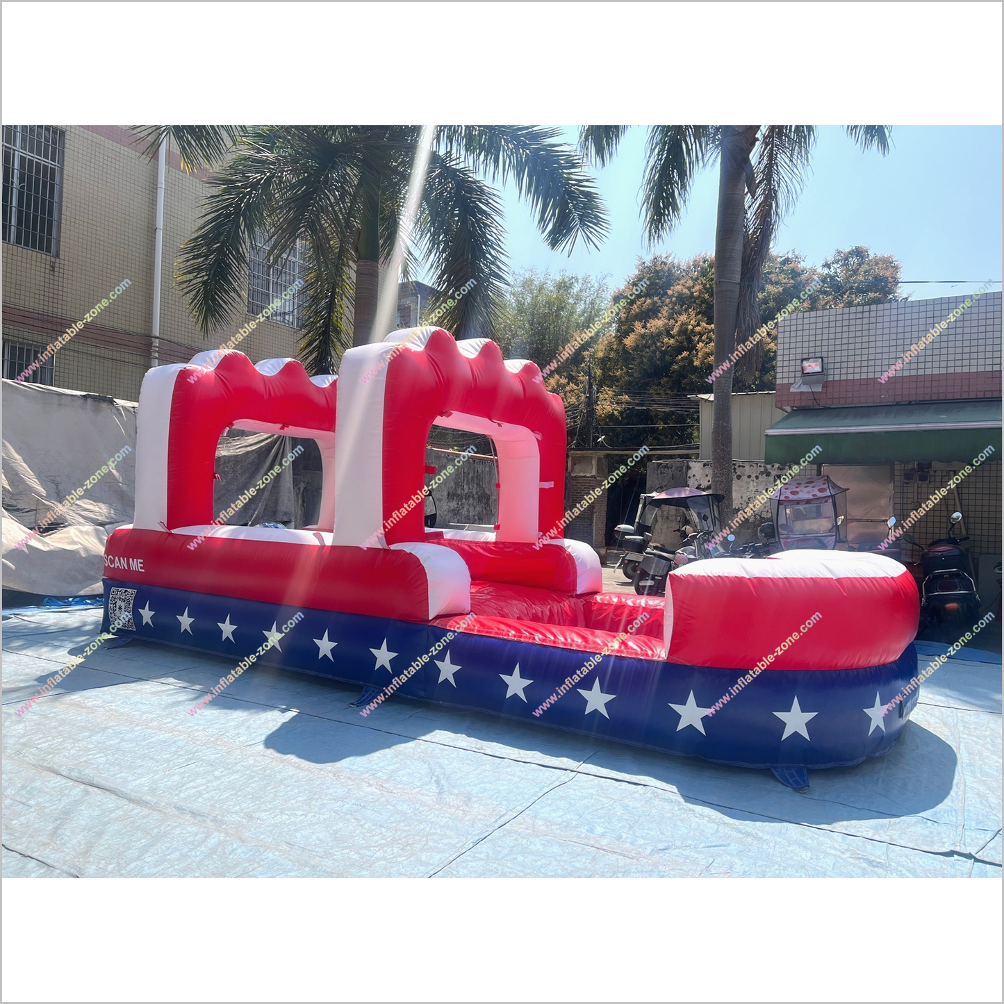 Inflatable Slip And Slide Rental Soft Outdoor Play Equipment Backyard Water Slide Pool Entertainment Activities - Inflatable-Zone
