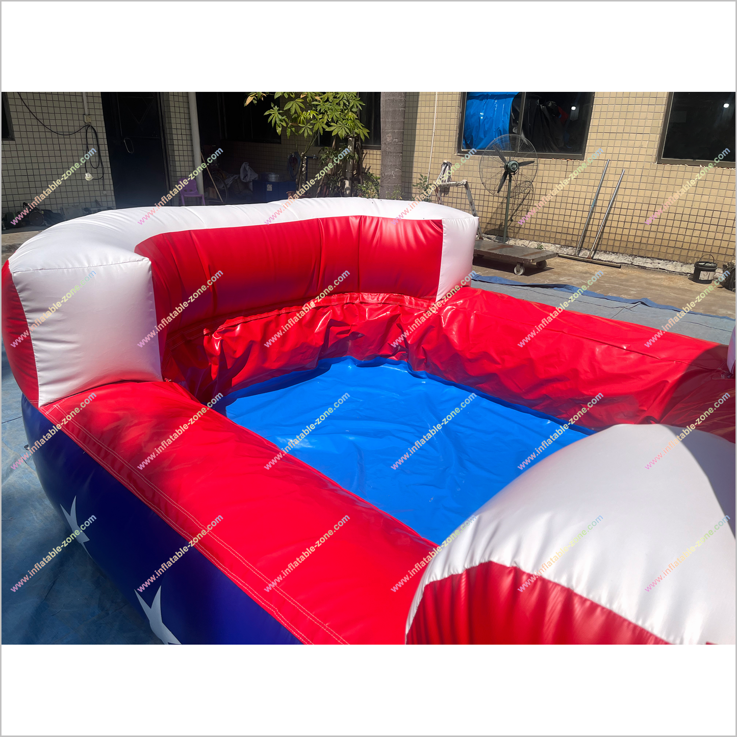 Inflatable Slip And Slide Rental Soft Outdoor Play Equipment Backyard Water Slide Pool Entertainment Activities - Inflatable-Zone