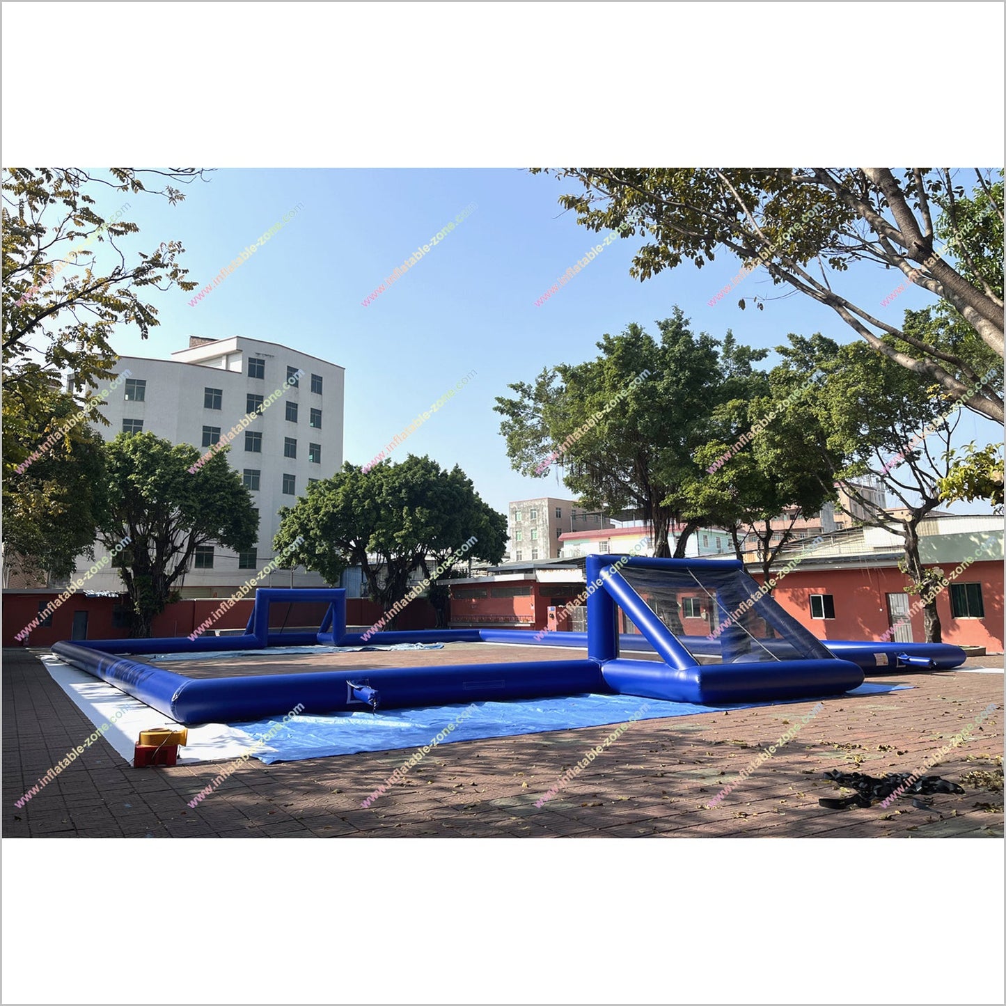 Inflatable Soccer Field Rental Outdoor Play Arena Big Court Sport Event Football Pitches Near Me - Inflatable-Zone