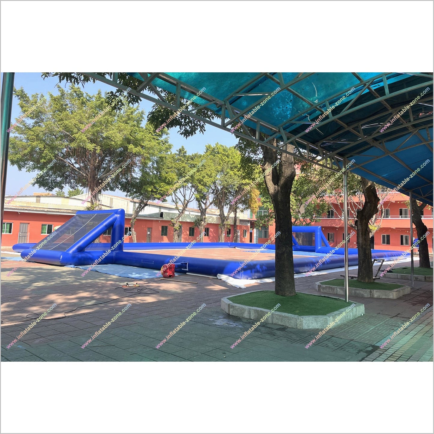 Inflatable Soccer Field Rental Outdoor Play Arena Big Court Sport Event Football Pitches Near Me - Inflatable-Zone