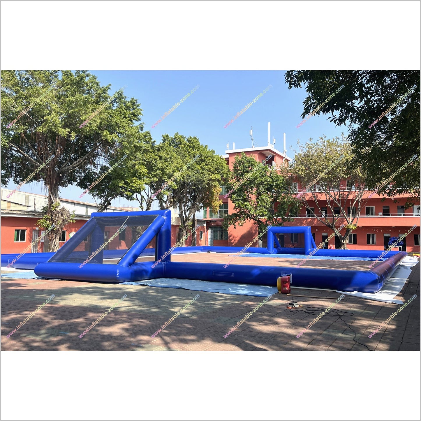 Inflatable Soccer Field Rental Outdoor Play Arena Big Court Sport Event Football Pitches Near Me - Inflatable-Zone