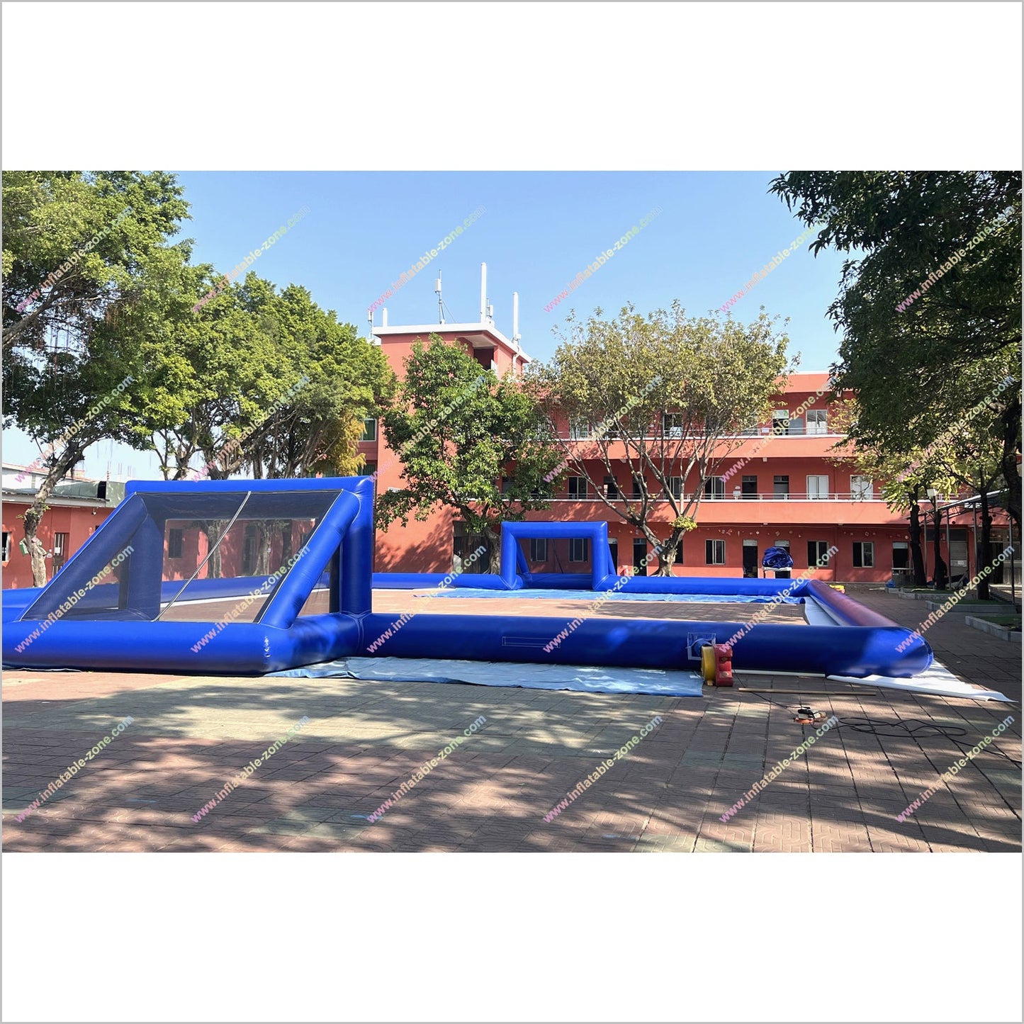 Inflatable Soccer Field Rental Outdoor Play Arena Big Court Sport Event Football Pitches Near Me - Inflatable-Zone
