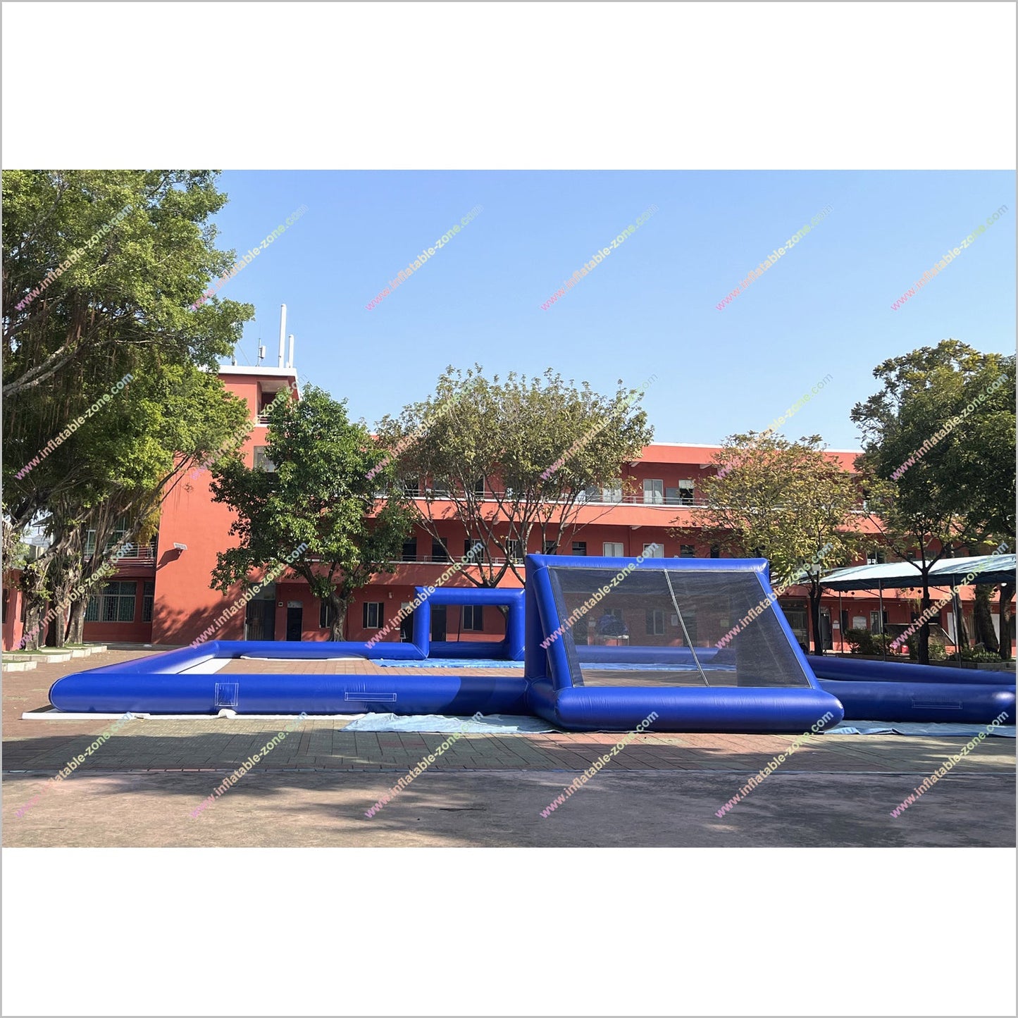 Inflatable Soccer Field Rental Outdoor Play Arena Big Court Sport Event Football Pitches Near Me - Inflatable-Zone