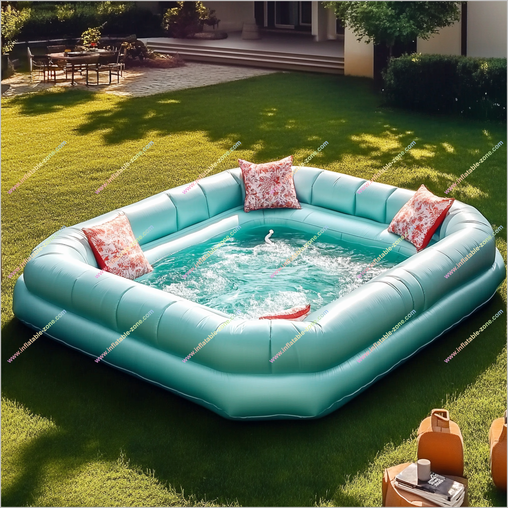 Backyard Party Design Inflatable Pool Sofa Multi-Person Leisure And Entertainment Inflatable Sofa Pool For Adults