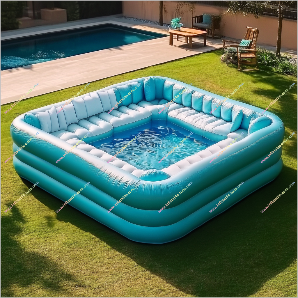 Outdoor Party Ideas Pool Sofa Inflatable Water Park Family Leisure And Recreation Sofa Shaped Inflatable Pool