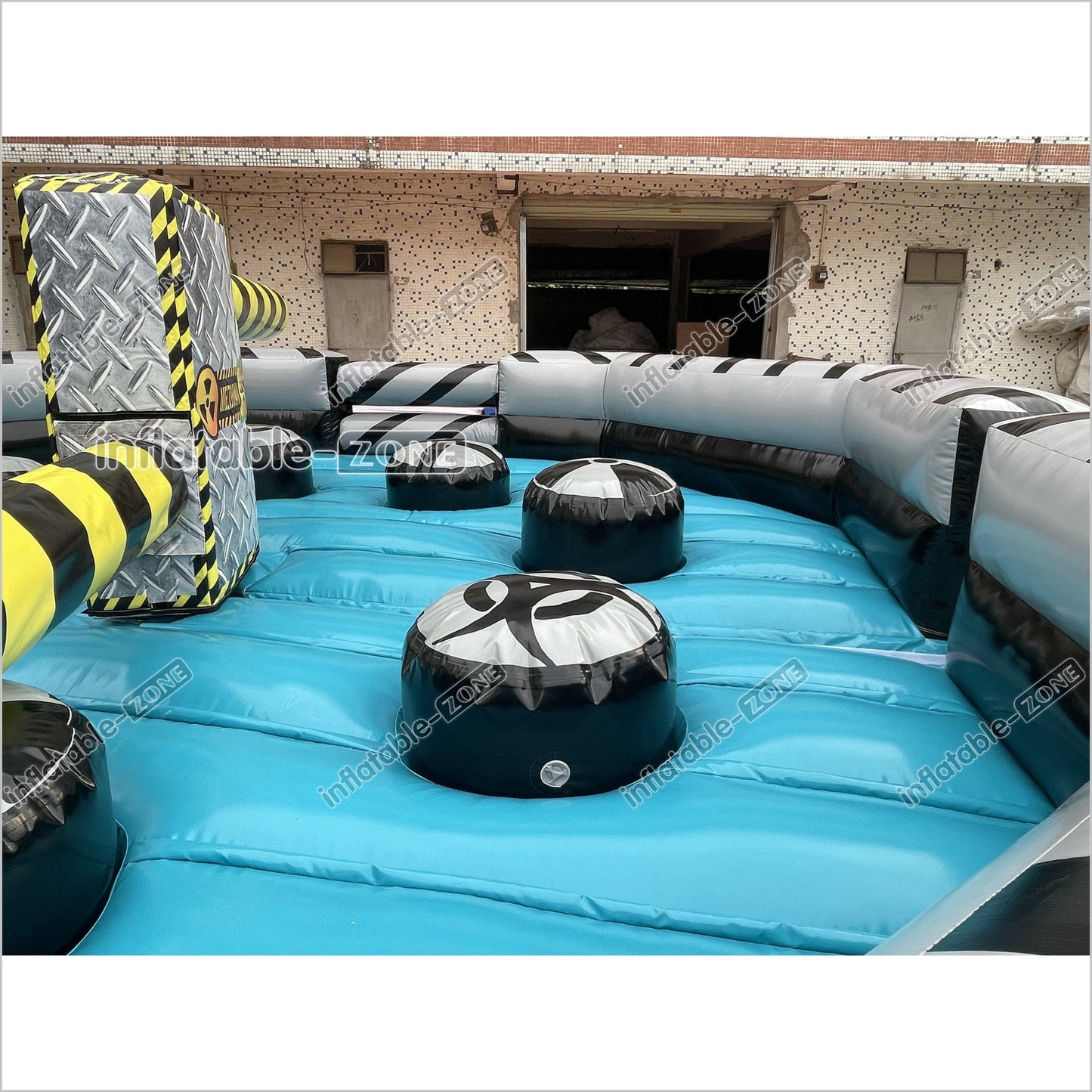 Outdoor Adult Kids Inflatable Sweeper Eliminator Wipeout Toxic Meltdown Machine Inflatable Game - Inflatable-Zone