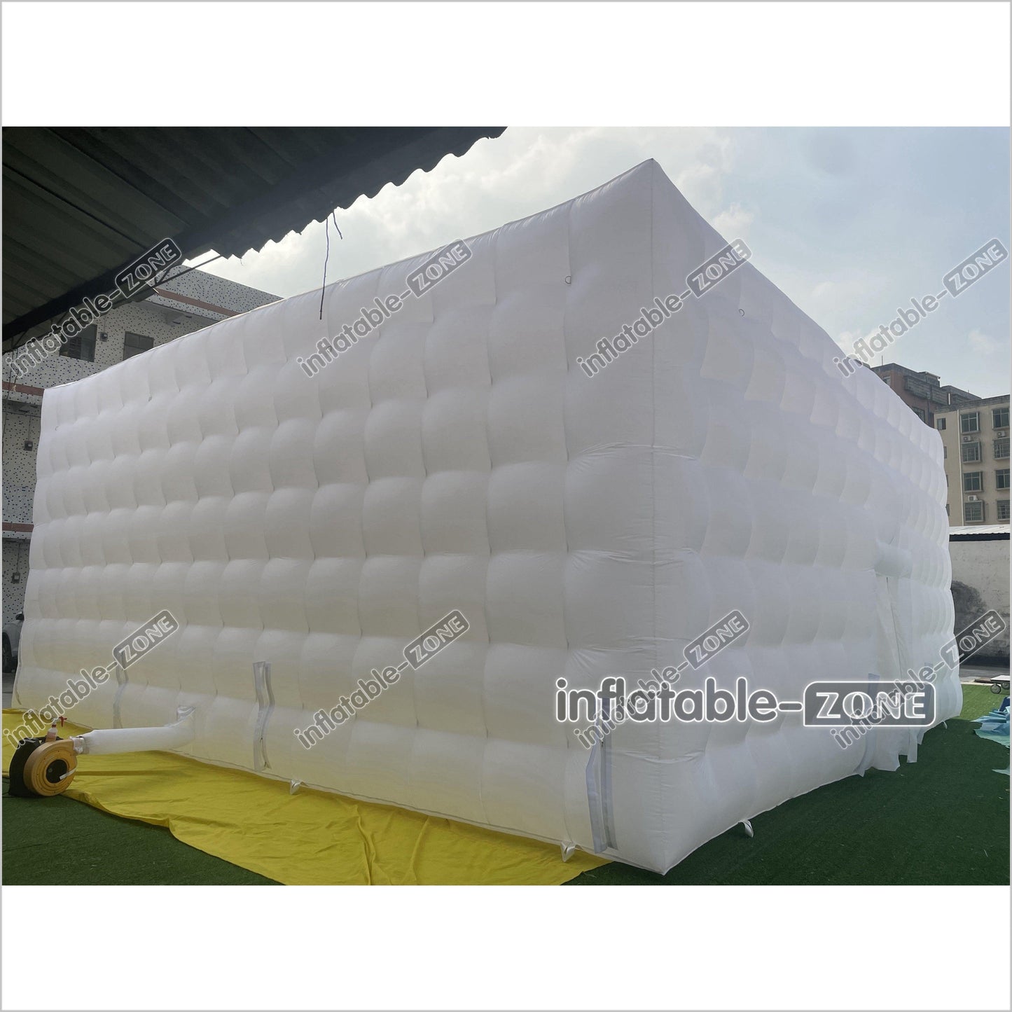 Giant White Wedding Inflatable Cube Tent Large Party Inflatable Tent House For Outdoor - Inflatable-Zone