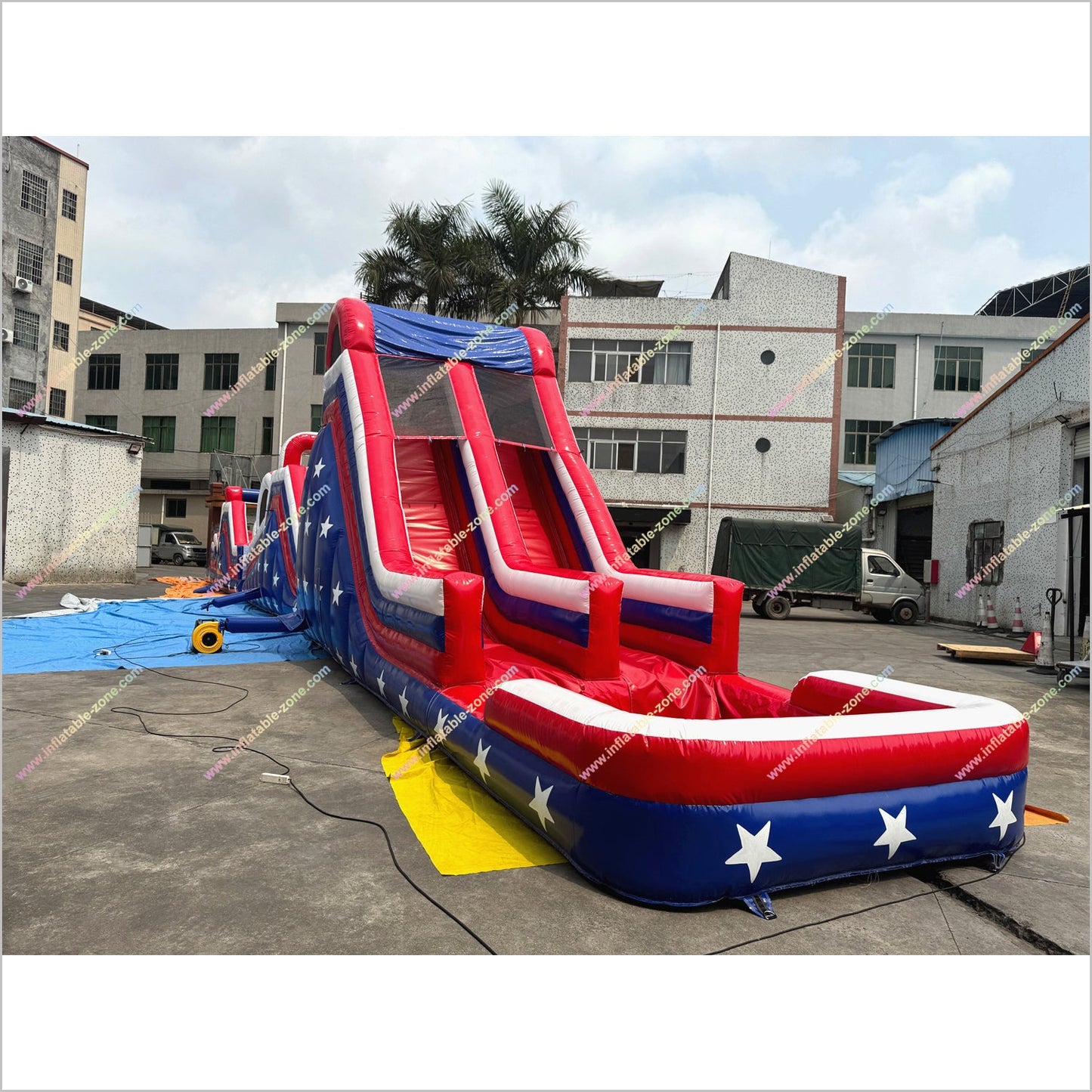 Obstacle Course Water Slide Rental Leisure Activities USA Inflatable Water Assault Course Playground Equipment For Adults - Inflatable-Zone